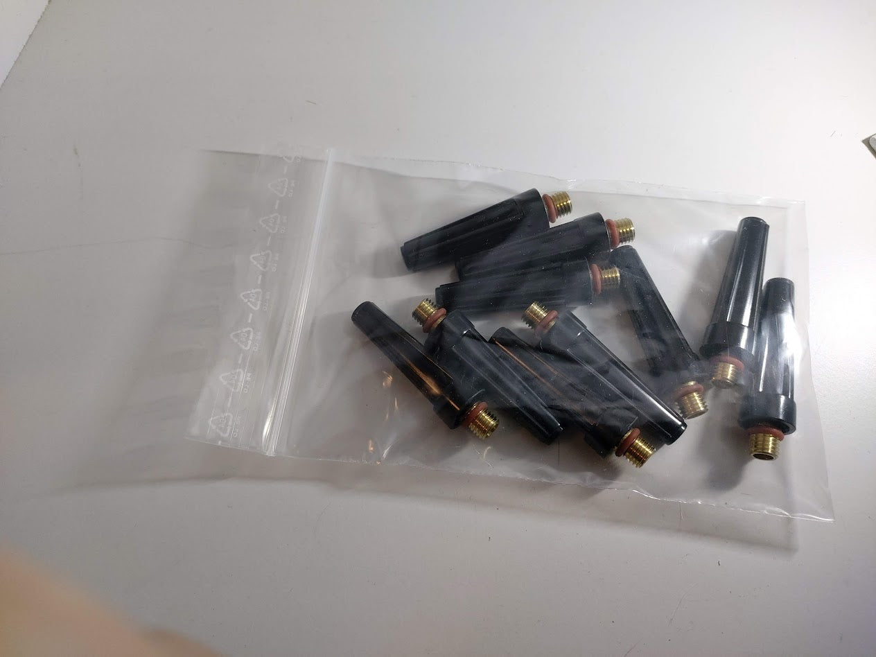 Puolipitkä elektrodinsuoja WP9/20 pieneen tig-polttimeen 10 kpl